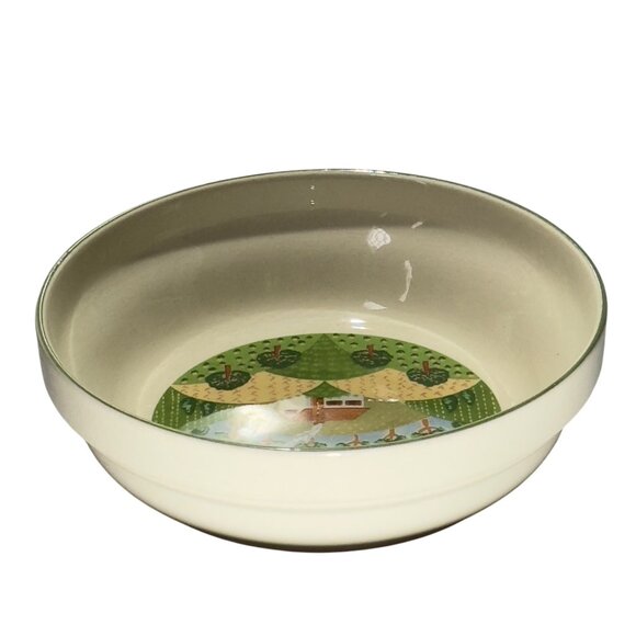 Sangostone Country Cottage Stoneware Bowl 6.5" Dia. Set Of 4 - Picture 6 of 9